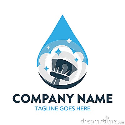 Cleaning And Maintenance Logo Vector Illustration