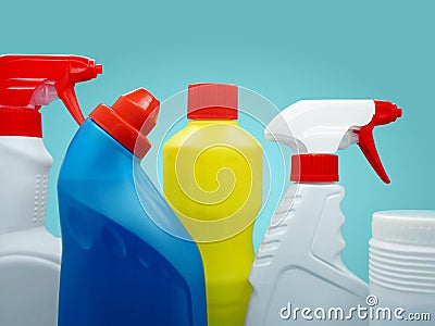 Cleaning Products Stock Photo