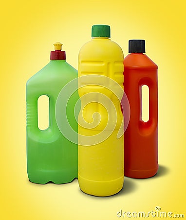 Cleaning products Stock Photo