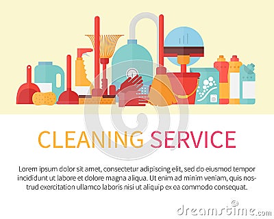 Cleaning service Stock Photo