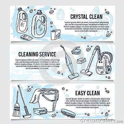 Cleaning service vector concept . Vector Illustration