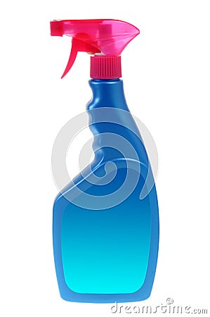 Cleaning spray Stock Photo