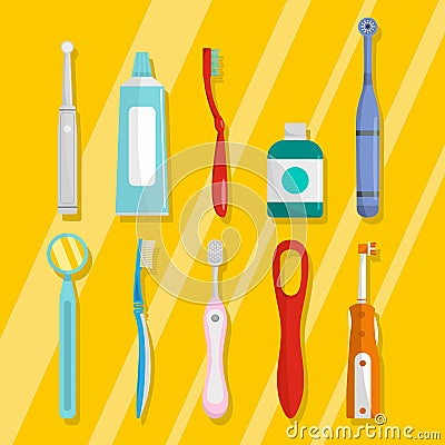 Cleaning thing icon, flat style Cartoon Illustration