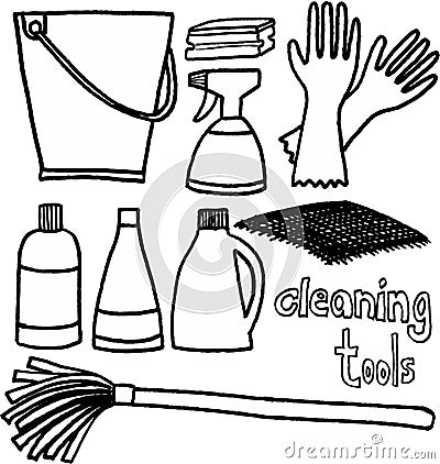 Cleaning Tools Stock Photography - Image: 5971822