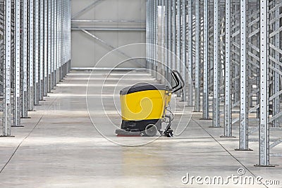 Cleaning Warehouse Stock Photo