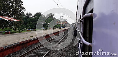 Cleanness of Railway Stock Photo