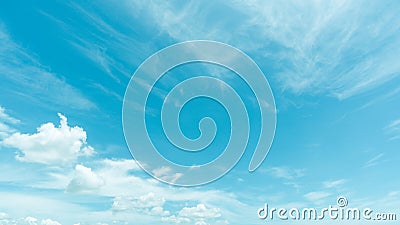 Clear blue sky with cloud Stock Photo