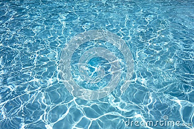 Clear Blue Water Swimming Pool Stock Photo