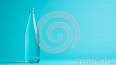 Clear drinking bottle Stock Photo