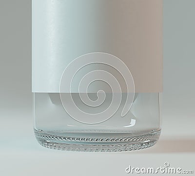 Generic Glass Medicine Bottle Stock Photo