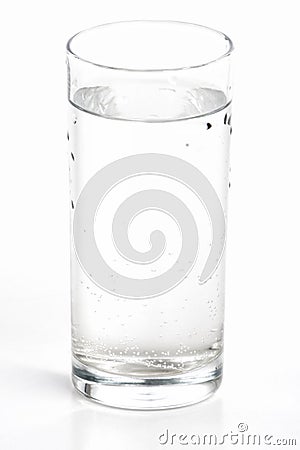 Clear glass of water Stock Photo