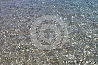 Clear Indian Ocean Waters Stock Photo