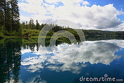 Clear Lake, Oregon Stock Photo