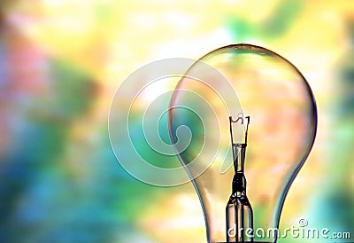 Clear Light Bulb Stock Photo