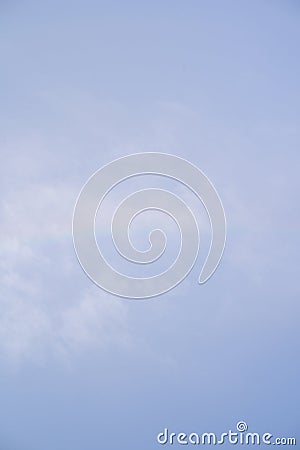 clear sky with rainbow in raining season Stock Photo