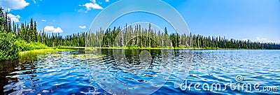 McGillivray Lake near Sun Peaks in BC, Canada Stock Photo