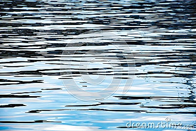 Colored water reflections in Arctic Ocean Stock Photo