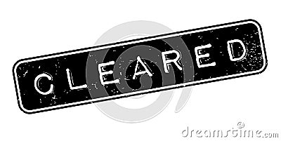 Cleared rubber stamp Vector Illustration