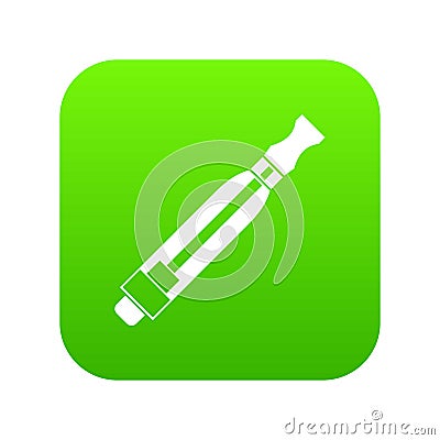 Clearomizer icon digital green Vector Illustration