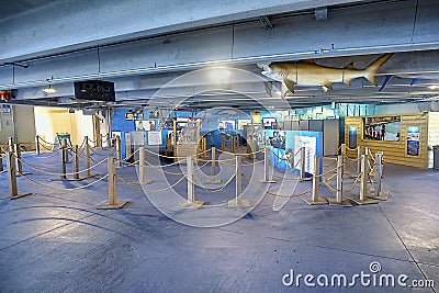 Clearwater Marine Aquarium Entrance, Clearwater, Florida Editorial Stock Photo