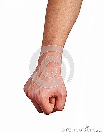 Clenched fist Stock Photo