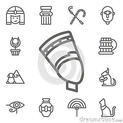 Cleopatra icon. Mythology icons universal set for web and mobile Stock Photo