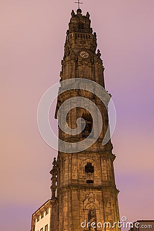 Clerics tower in Porto Stock Photo