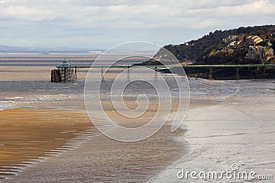 Clevedon Pier Stock Photo