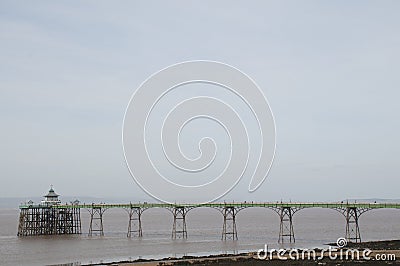 Clevedon Pier Stock Photo