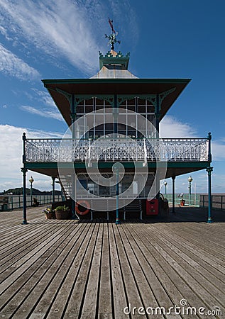 Clevedon Victorian Pier Stock Photo