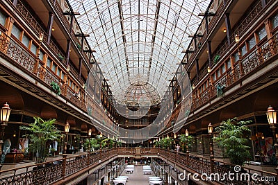 Cleveland Arcade Editorial Stock Photo