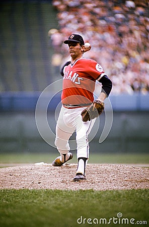 Gaylord Perry, Cleveland Indians Editorial Stock Photo