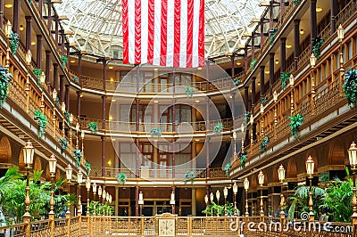 Cleveland's Old Arcade Stock Photo