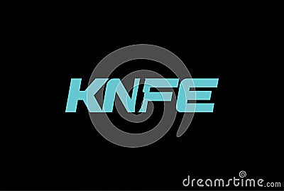 Clever Letter Knife Dagger Text Font Type Word Logo Design Vector Vector Illustration