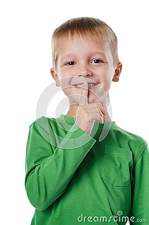 Clever little boy Stock Photo