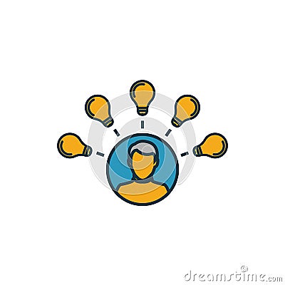 Cleverness icon. Simple element from project management icons collection. Creative Cleverness icon ui, ux, apps, software and Stock Photo