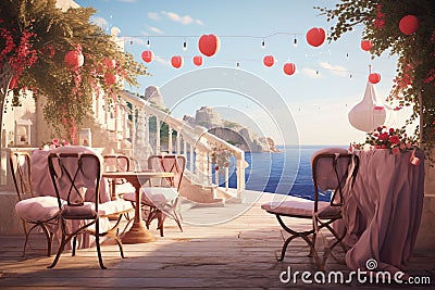 Clic Valentines Day Romantic Getaway graphics Stock Photo