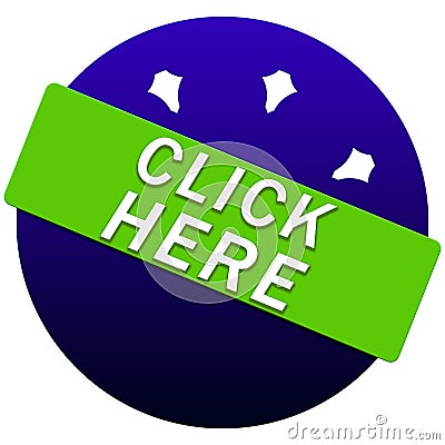 Click here button Stock Photo