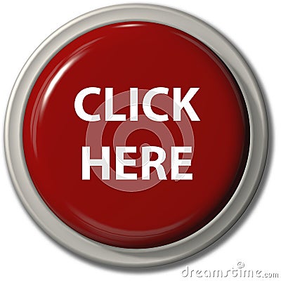 CLICK HERE red button drop shadow Stock Photo