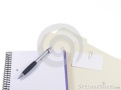 Client files Stock Photo