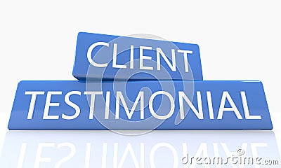 Client Testimonial Stock Photo