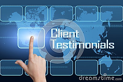 Client Testimonials Stock Photo