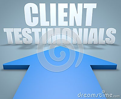 Client Testimonials Stock Photo