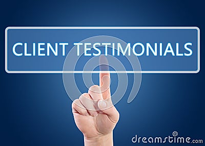 Client Testimonials Stock Photo