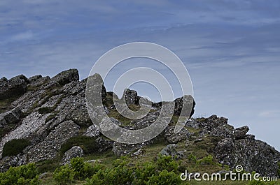 Cliff Edge Stock Photo