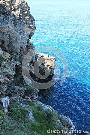 Cliff, Llanes, Spain Stock Photo