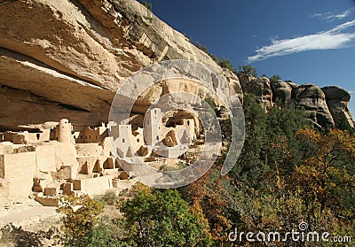 Cliff Palace, Mesa Verde Stock Photo