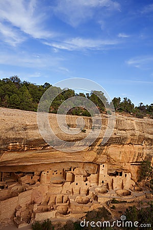 Cliff Palace, Mesa Verde National Park Stock Photo