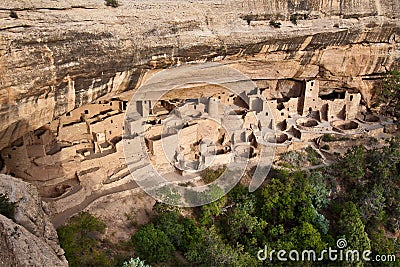 Cliff Palace in Mesa Verde National Park, Colorado Stock Photo