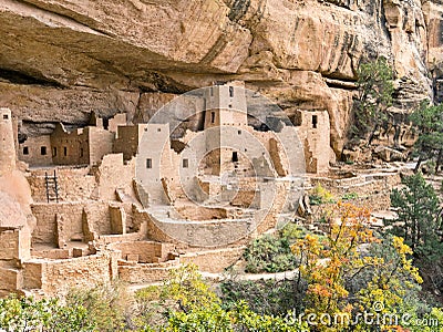 Cliff Palace, Mesa Verde National Park Stock Photo